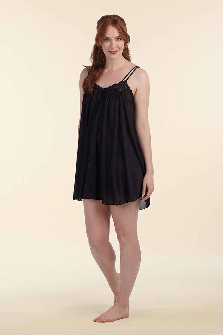 Vintage Short Nightgown | Clearance only, Black / Medium Vintage Short Nightgown | Clearance only, Black / Medium