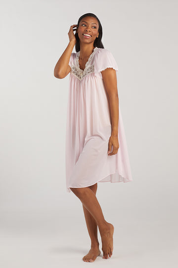 Silk Essence Short Nightgown