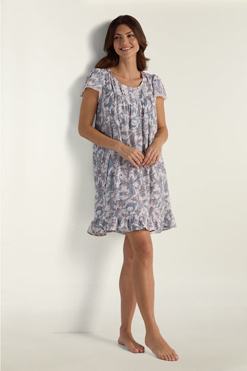 Silkyknit Short Nightgown