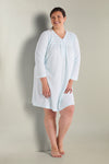 Brushed Honeycomb Short Nightgown