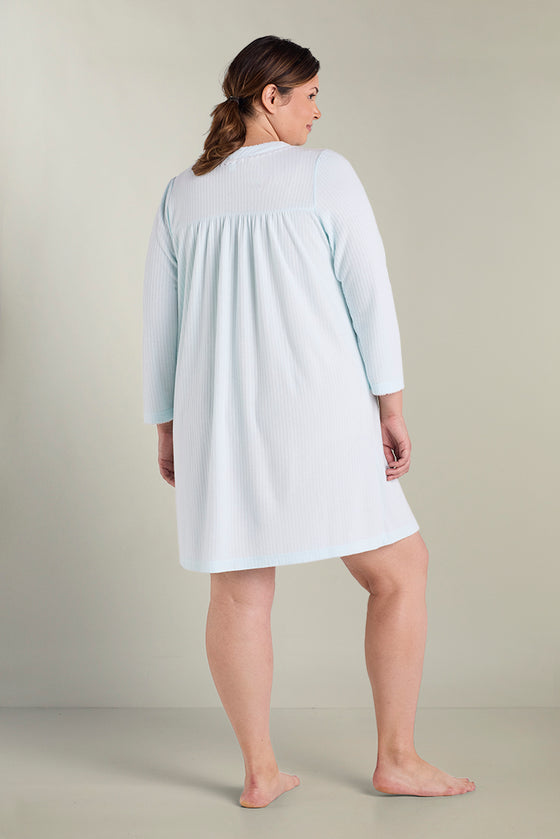 Brushed Honeycomb Short Nightgown