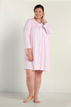 Brushed Honeycomb Short Nightgown