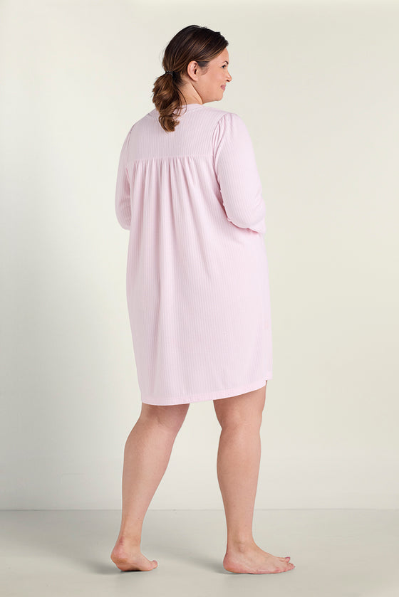 Brushed Honeycomb Short Nightgown