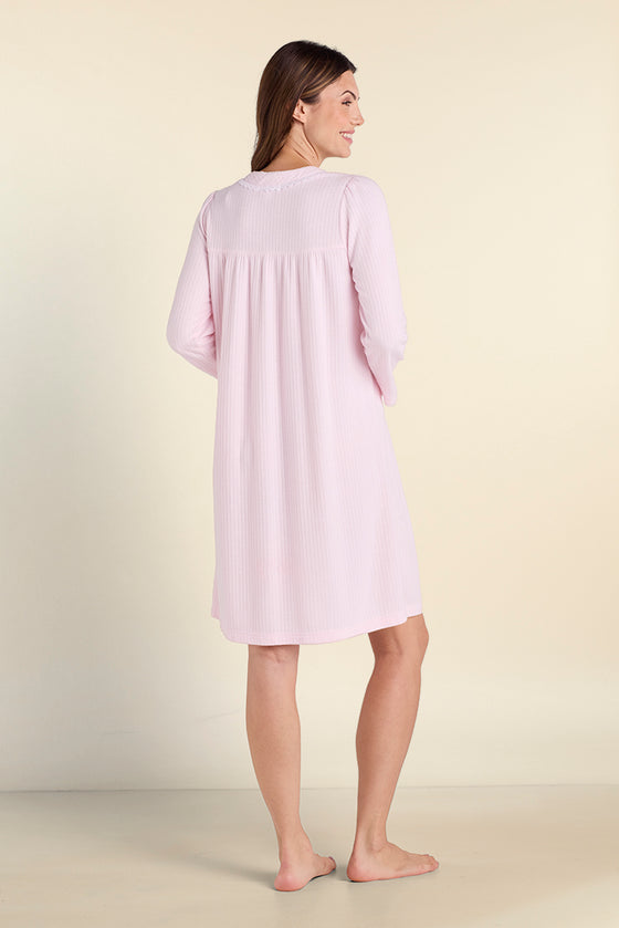 Brushed Honeycomb Short Nightgown