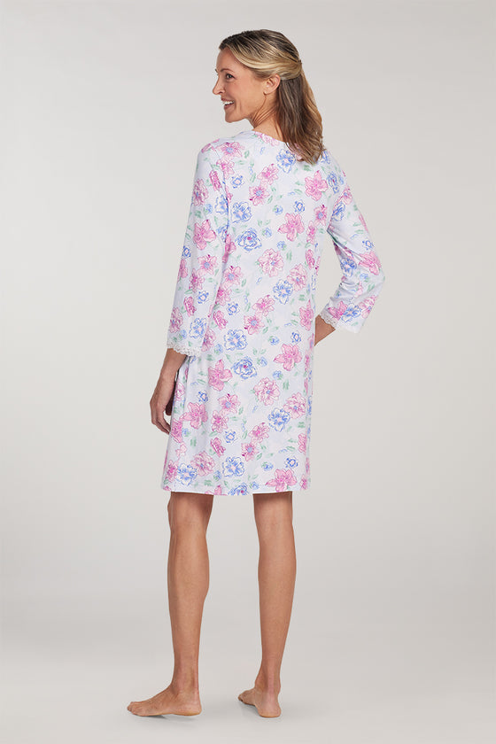 Jersey Knit Short Nightgown