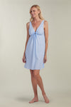 Keyhole Fitted Short Nightgown