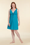 Keyhole Fitted Short Nightgown