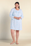 Brushed Honeycomb Short Nightgown | Clearance only