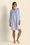 Brushed Back Satin Short Nightgown