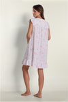 Seersucker Short Nightgown
