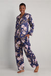 Brushed Back Satin Pajama