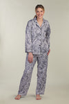 Brushed Back Satin Pajama