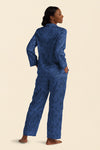 Brushed Back Satin Pajama