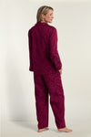 Brushed Back Satin Pajama