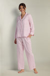 Brushed Back Satin Pajama