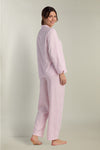 Brushed Back Satin Pajama
