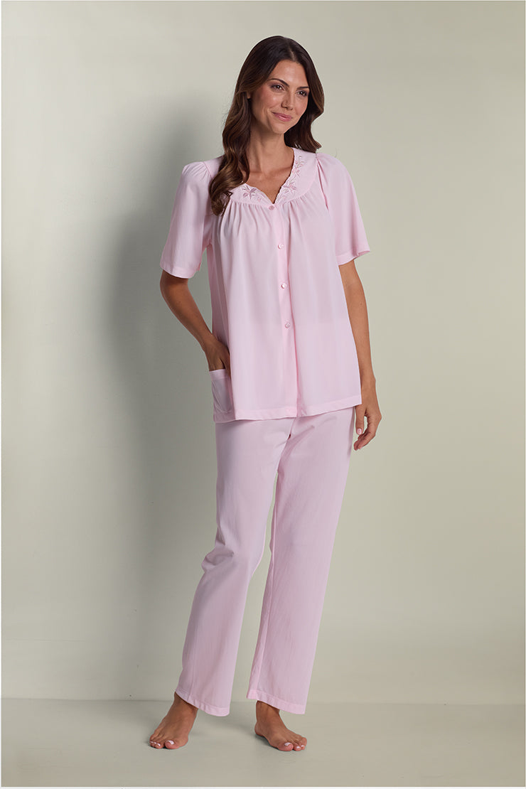 Nylon Tricot Pajama Set – Miss Elaine Store