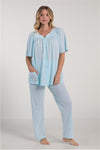 Nylon Tricot Pajama Set