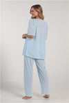 Nylon Tricot Pajama Set