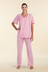 Nylon Tricot Pajama Set