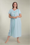 Nylon Tricot Long Nightgown