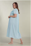 Nylon Tricot Long Nightgown
