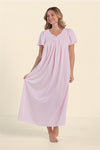 Nylon Tricot Long Nightgown