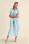 Nylon Tricot Long Nightgown