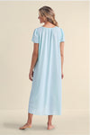 Nylon Tricot Long Nightgown
