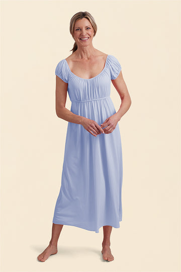 Nylon Tricot Long Nightgown
