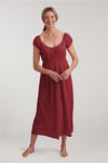 Nylon Tricot Long Nightgown