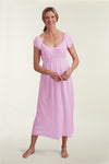 Nylon Tricot Long Nightgown