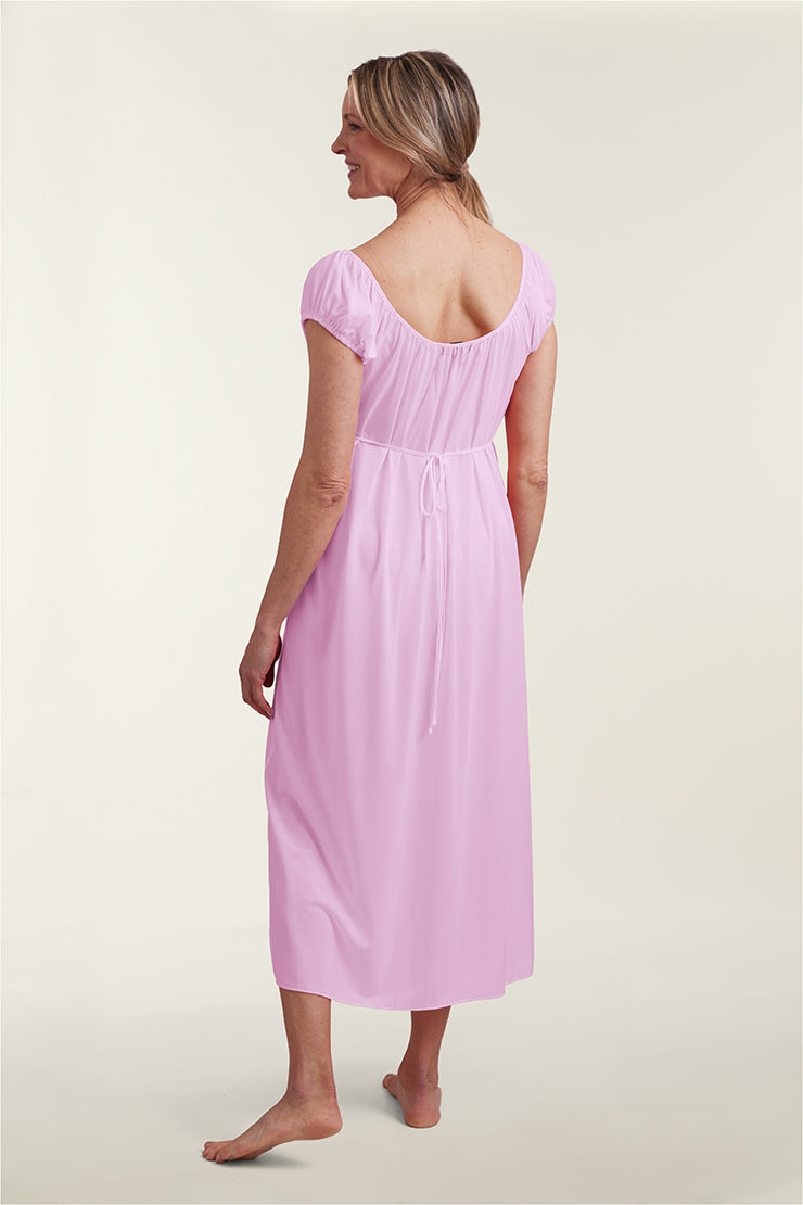 Nylon Tricot Long Nightgown