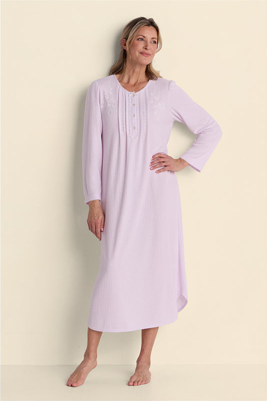 Honeycomb Long Nightgown