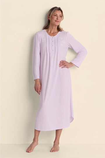 Honeycomb Long Nightgown