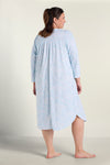 Brushed Honeycomb Long Nightgown | Clearance only