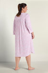 Brushed Honeycomb Long Nightgown | Clearance only