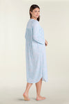 Brushed Honeycomb Long Nightgown | Clearance only