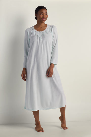 Honeycomb Long Nightgown
