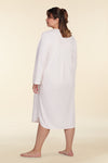 Brushed Honeycomb Knit Long Gown | Clearance only