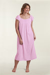 Nylon Tricot Long Nightgown