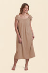 Nylon Tricot Long Nightgown