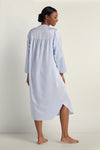 Brushed Back Satin Long Nightgown