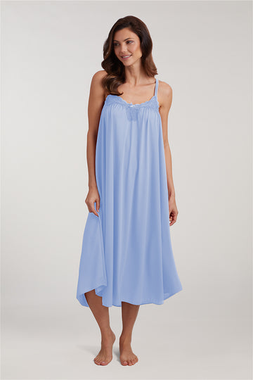 Nylon Tricot Long Nightgown