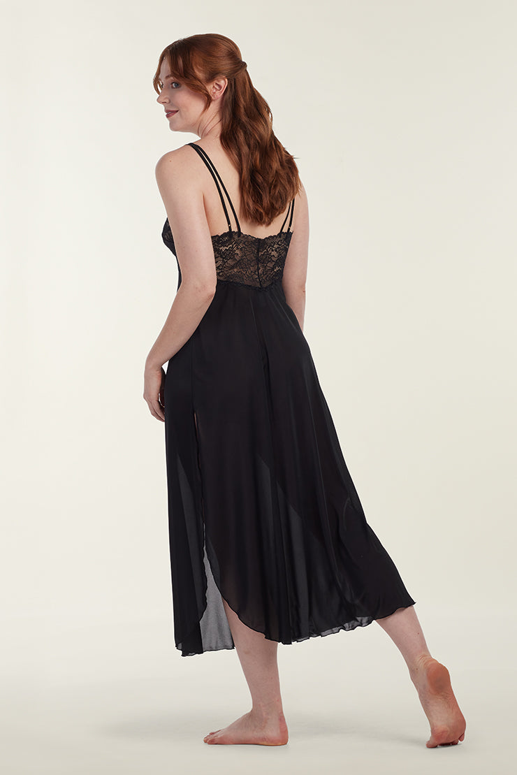 black vintage slip dress Dresses 16.75 Shoulder To Bottom Betsey Johnson Black Slip Gown