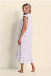 Seersucker Long Nightgown