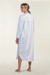 Brushed Back Satin Long Nightgown