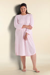 Brushed Honeycomb Long Nightgown