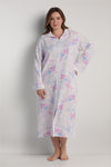 Quilt-In-Knit Long Robe