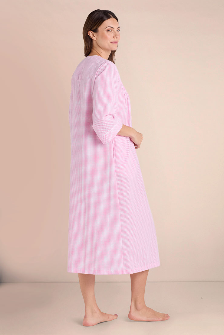 Suice Robe Seersucker Long Robe | Clearance only – Miss Elaine Store